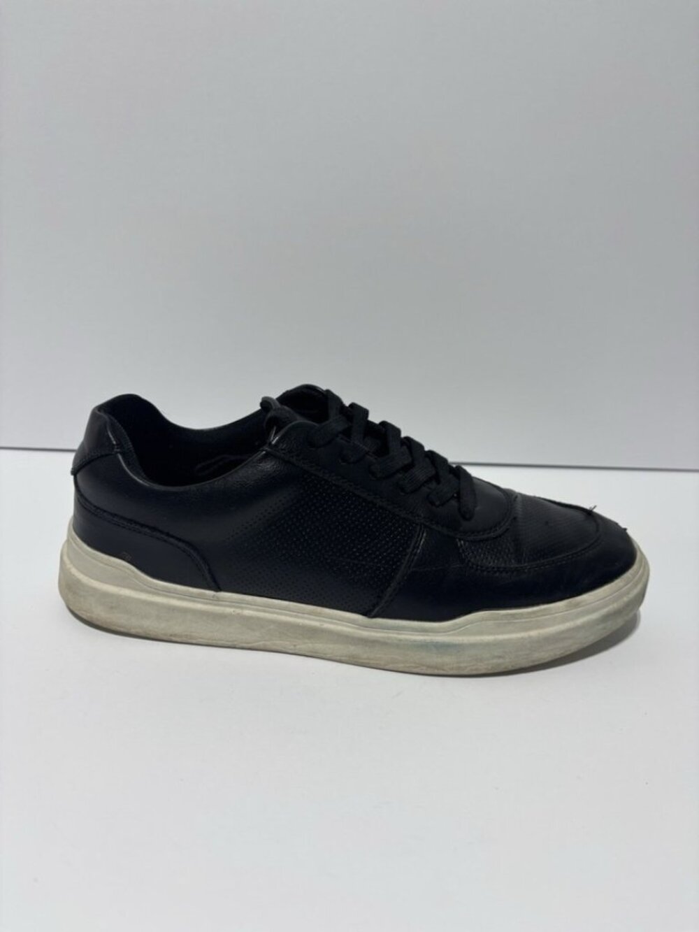 Bruno Marc Men’s Black Casual Lace-Up Sneakers, Size 8.5 M